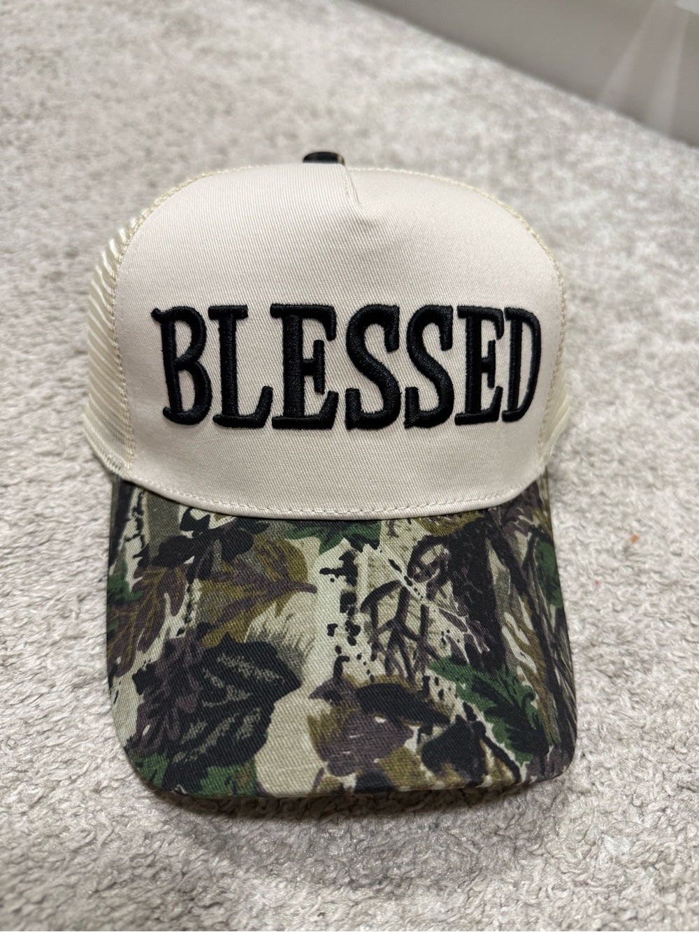 Blessed Camo Trucker Hat